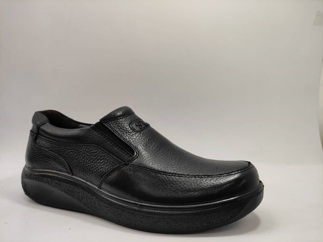 کفش طبی راحتی مردانه چرم طبیعی تبریز کد 376